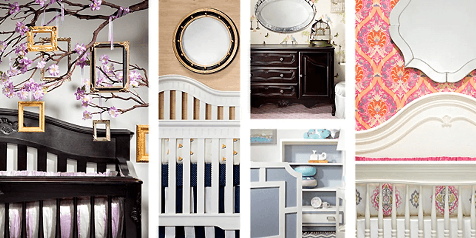 Collage of nursery decor