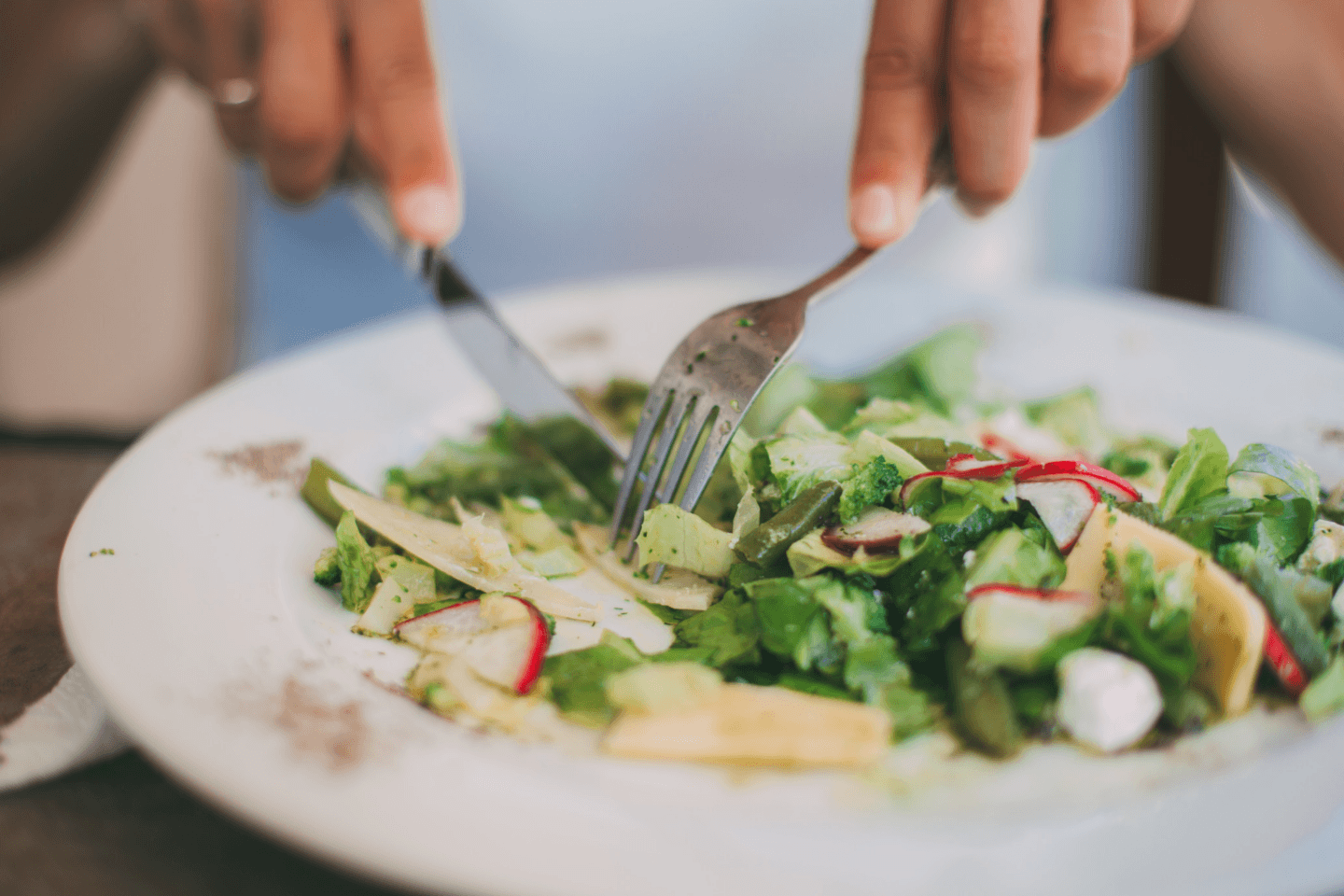 plate of salad