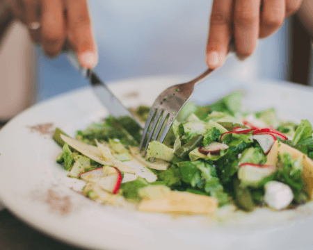 plate of salad