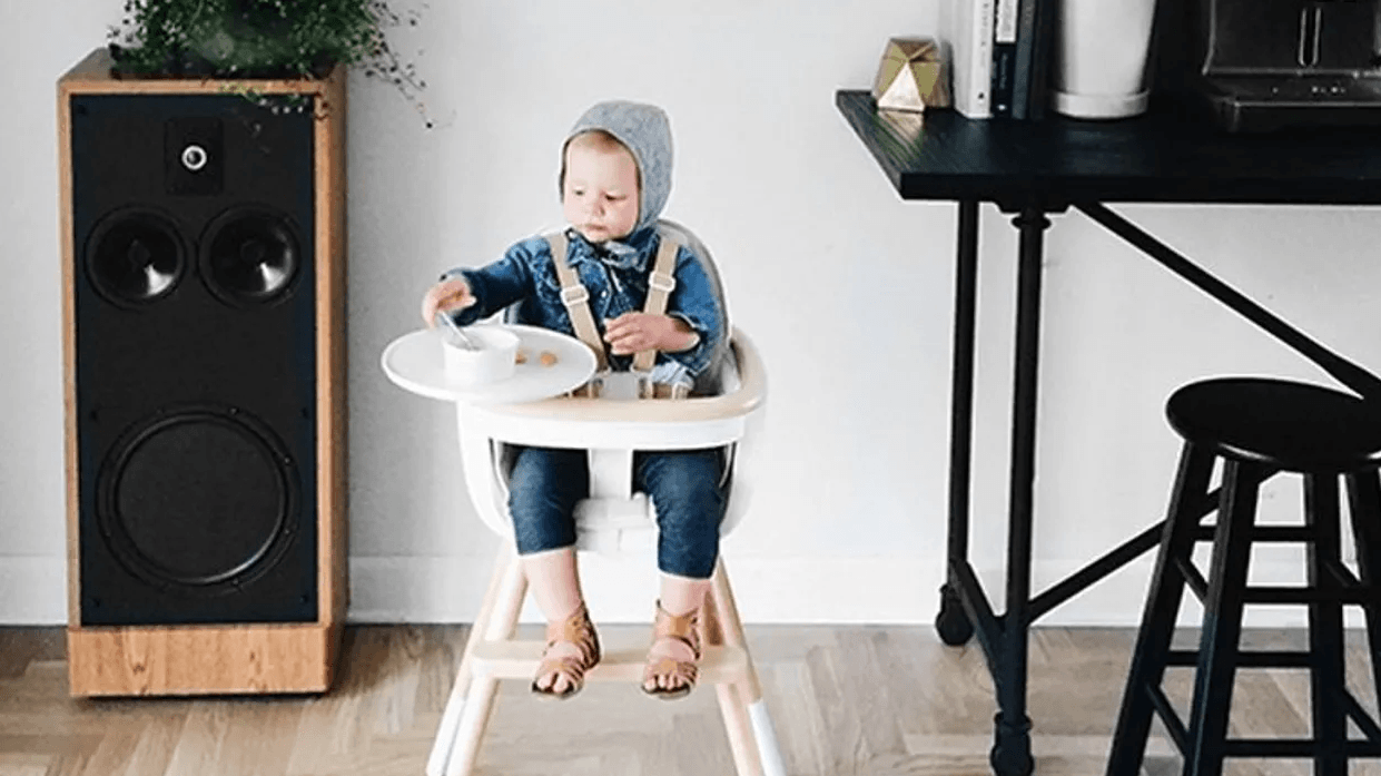 6 sleek + modern high chairs