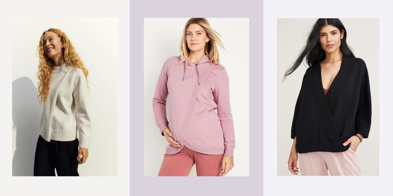 Nursing Sweaters and Hoodies for Winter - Motherly