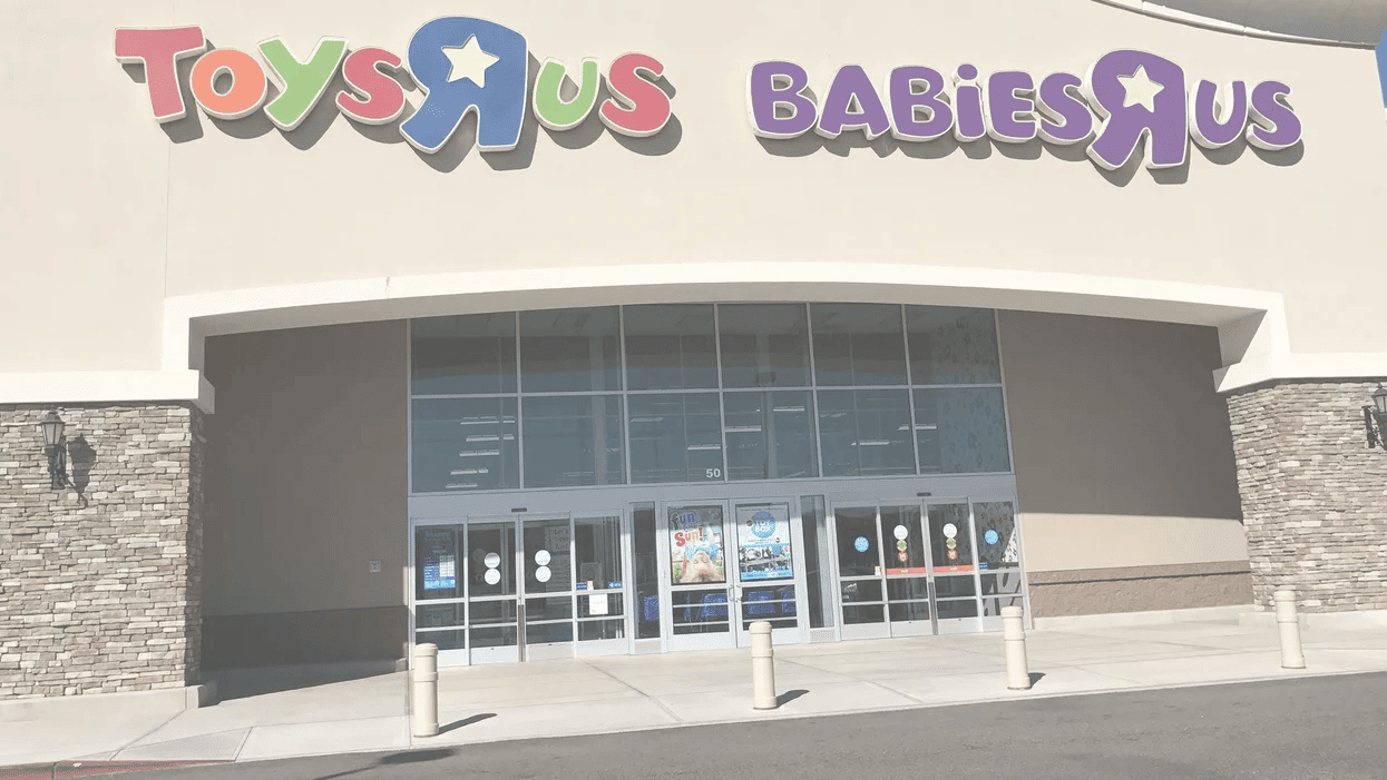 exterior of a Toys R Us building