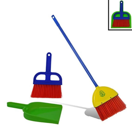 Children's Broom and Dustpan Set