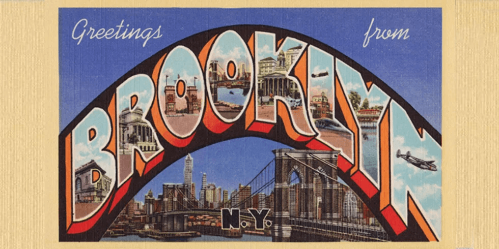 brooklyn postcard