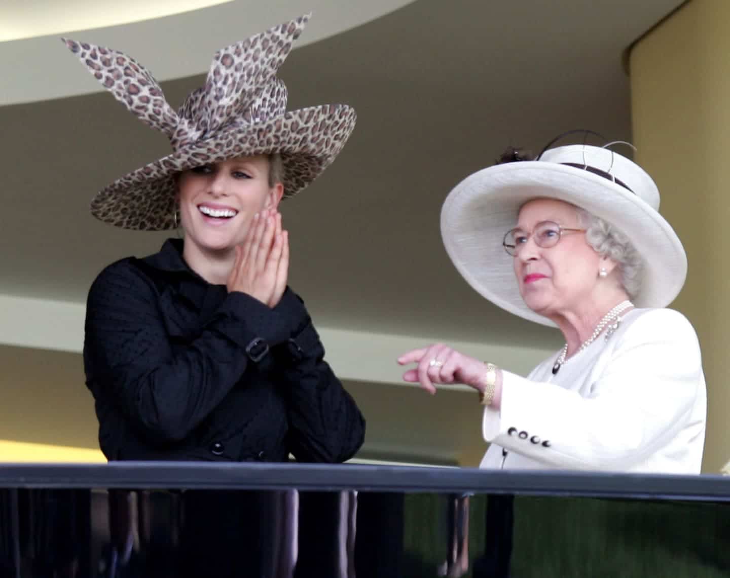 Zara Tindall and Queen Elizabeth