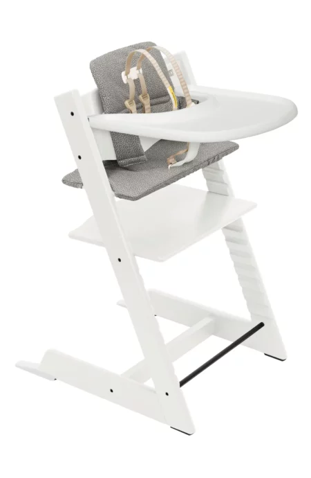 Stokke Tripp Trapp Highchair, Baby Set, Cushion & Tray Set