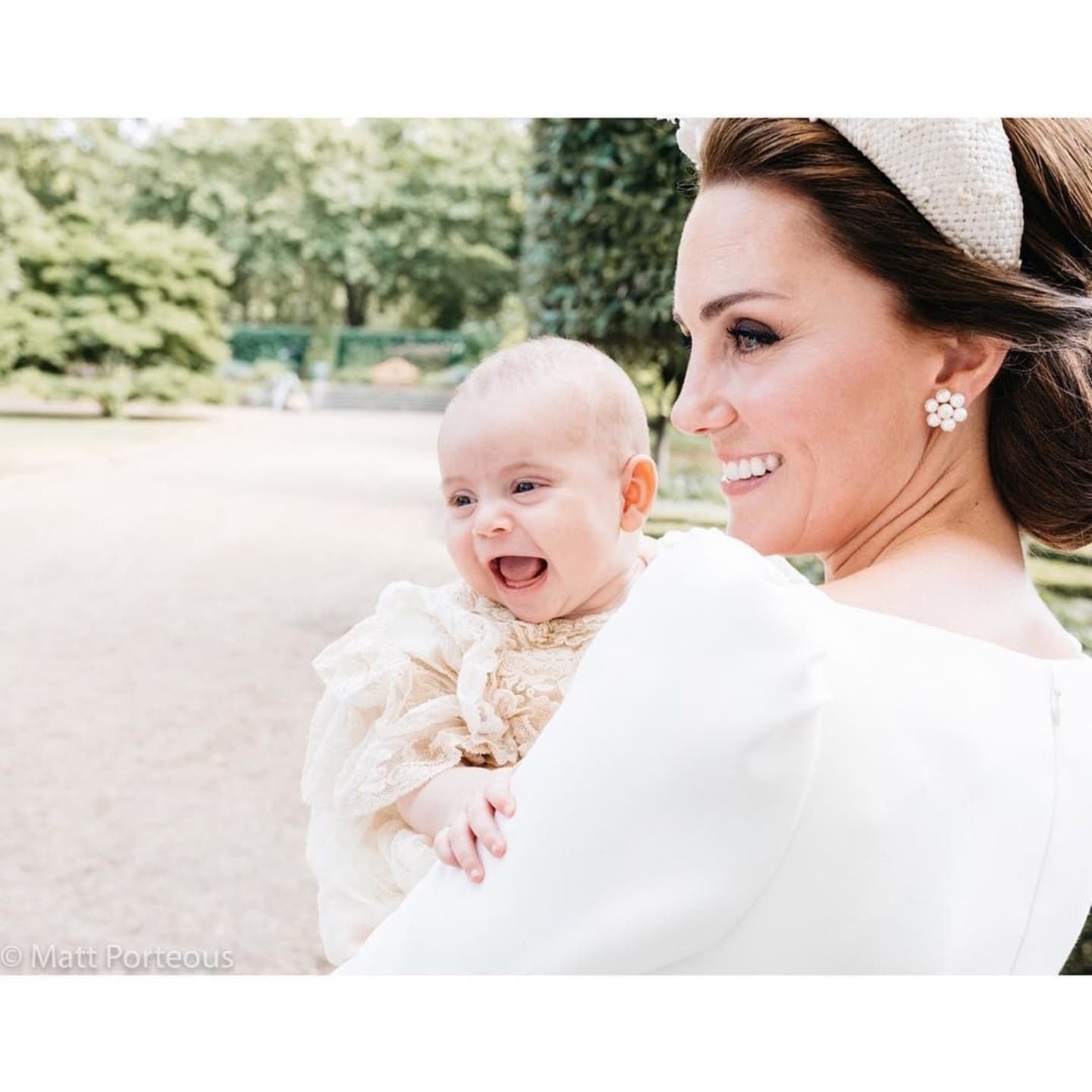 Prince Louis and Kate Middleton