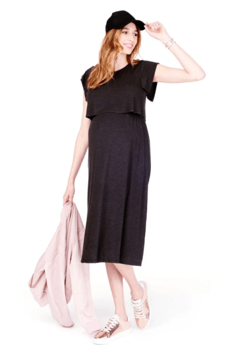 Ingrid Isabel maternity nursing midi-dress