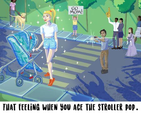 the art of the stroller pop featured Motherly