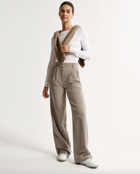 Abercrombie & Fitch Slone Wide Leg Pant