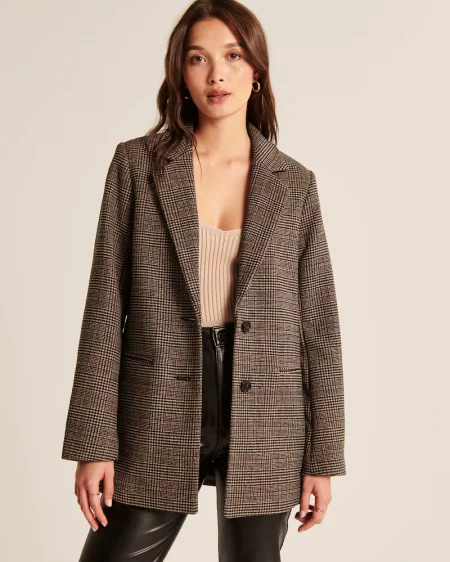 Abercrombie Wool Blend Blazer Coat