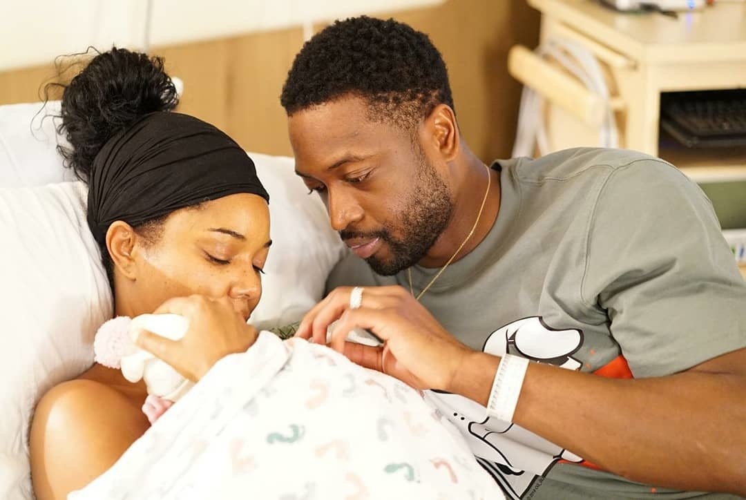 gabrielle union new baby featured Motherly