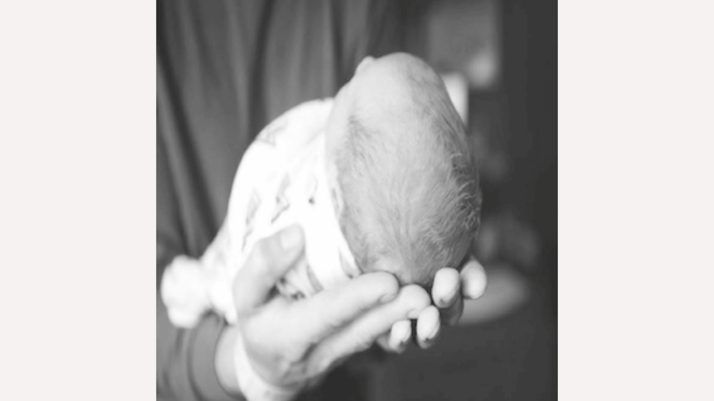 baby being held