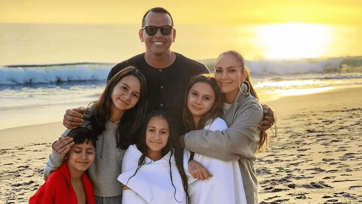 jennifer lopez, alex rodriguez and their kids