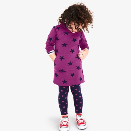 primary hoodie dress in star