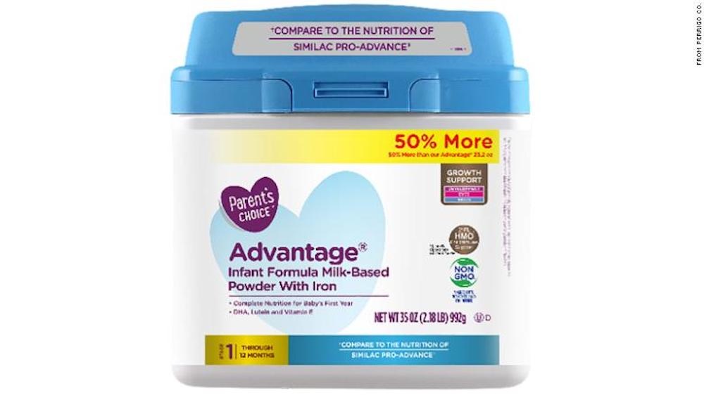 Walmart's 'Parent's Choice' formula recalled What parents need to know