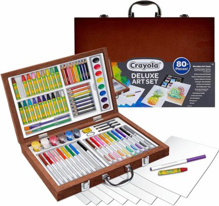 Crayola 80-Piece Wooden Art Set