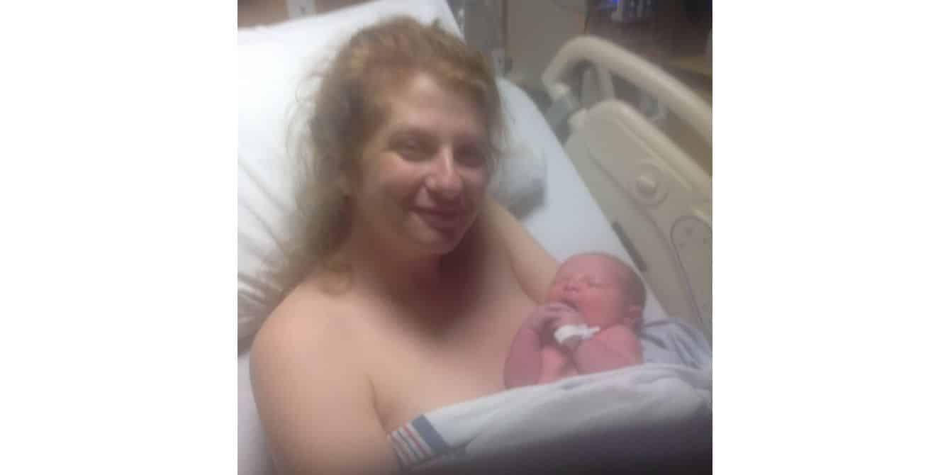 deidre with baby- postpartum depression