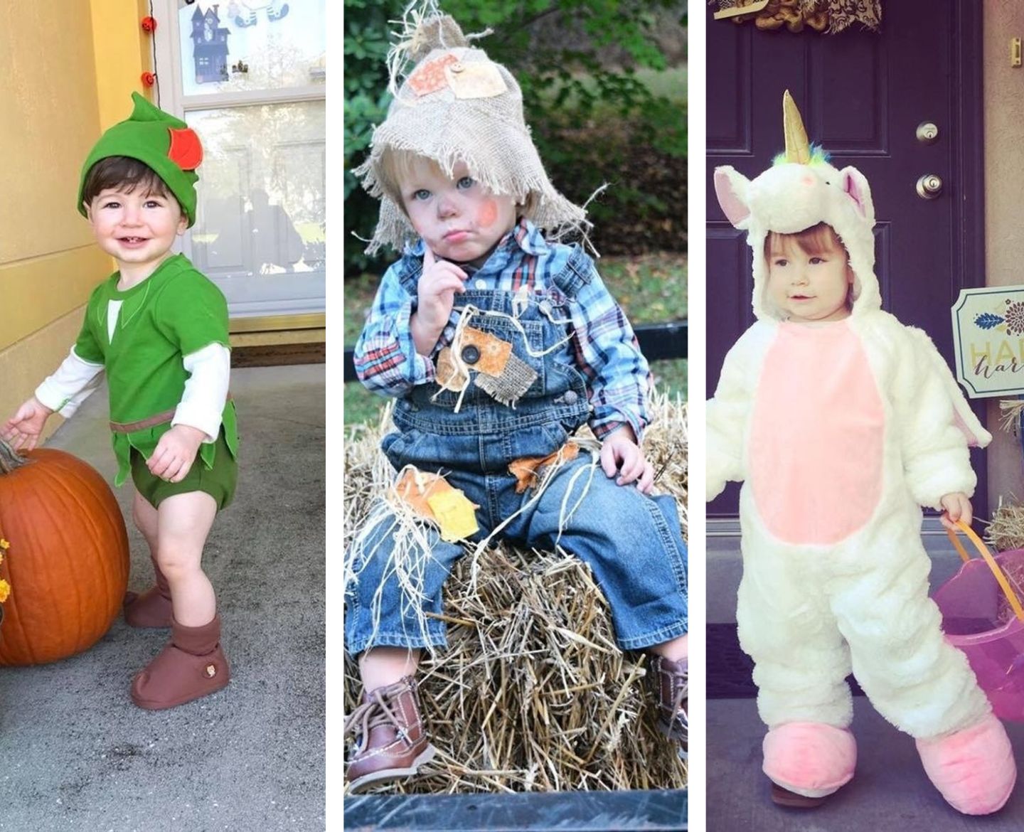 kid costume collage