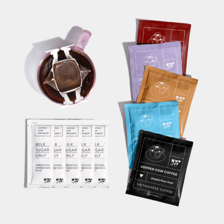 copper cow coffee sampler