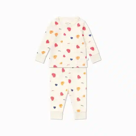 Mori Heart Print Pajamas