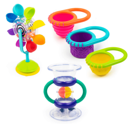 Sassy Whirling Wheel Waterfall, Double Dip Funnel & Flex N Fill Cups