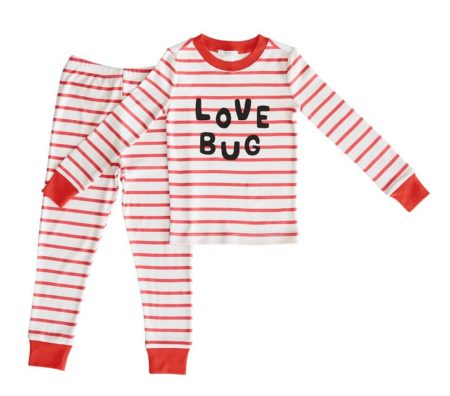 pottery barn kids love bug pajamas