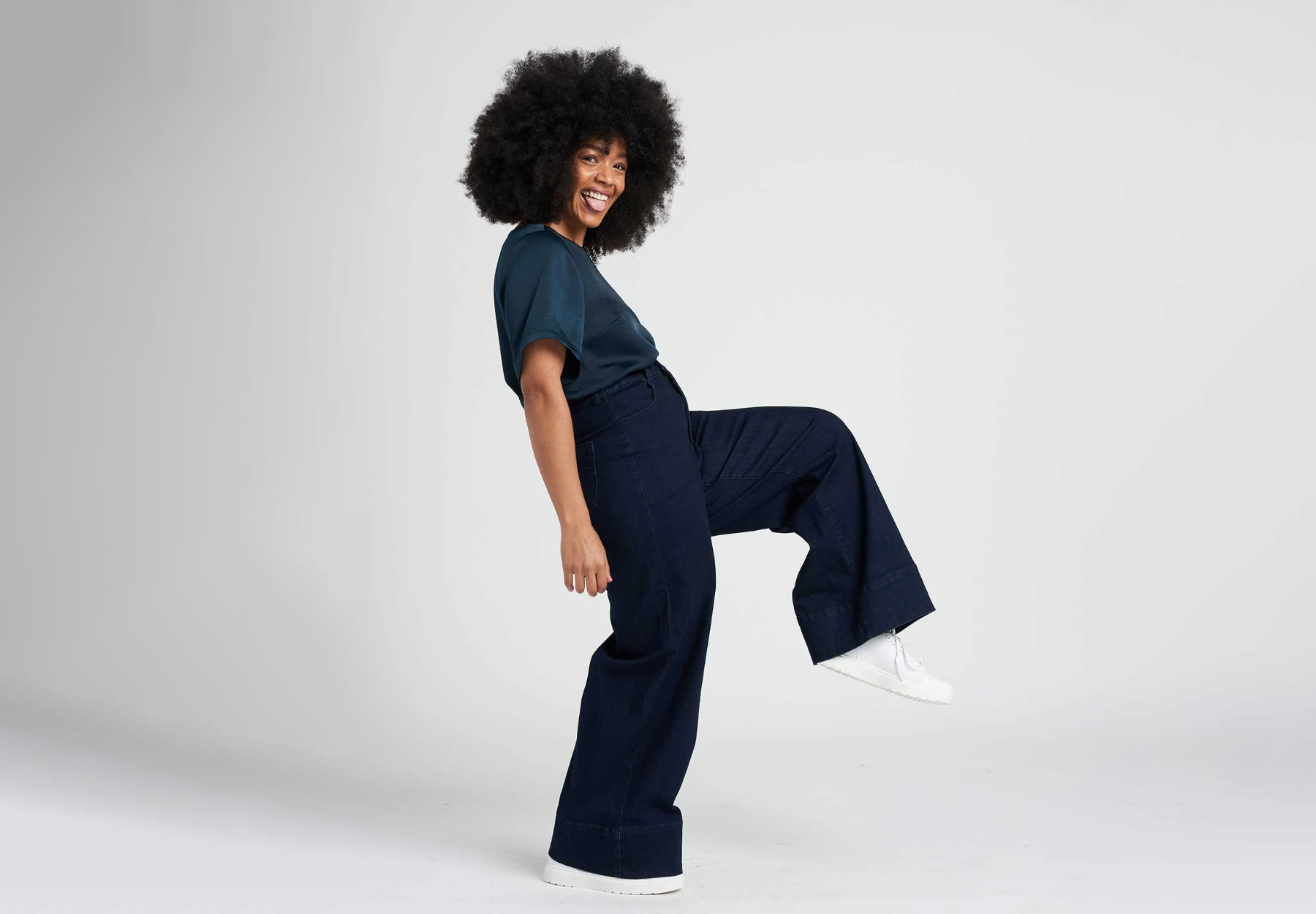 Regular Denim Pants - Ready to Wear