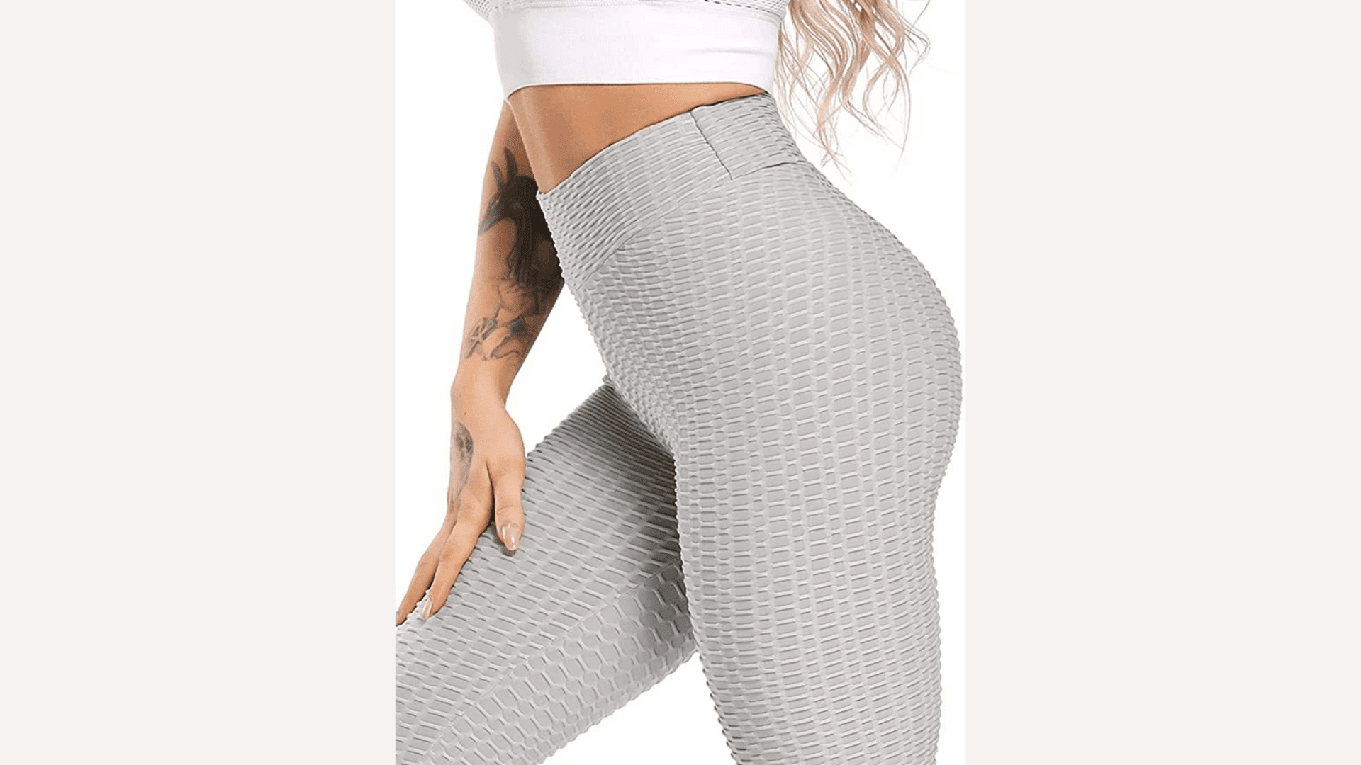 High Waist Butt Crack High Waisted Workout Leggings With Peach