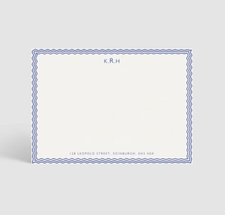 Papier Personalized Notecard Set Wave