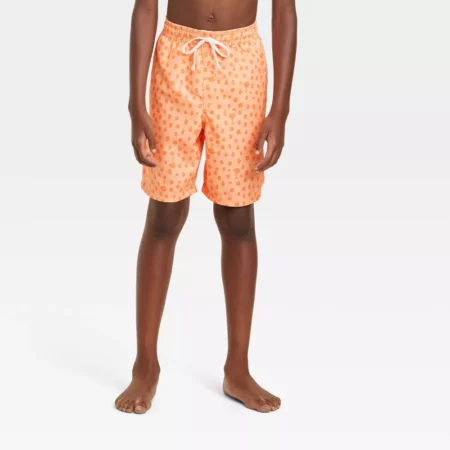 Cat & Jack Palm Dot Swim Shorts