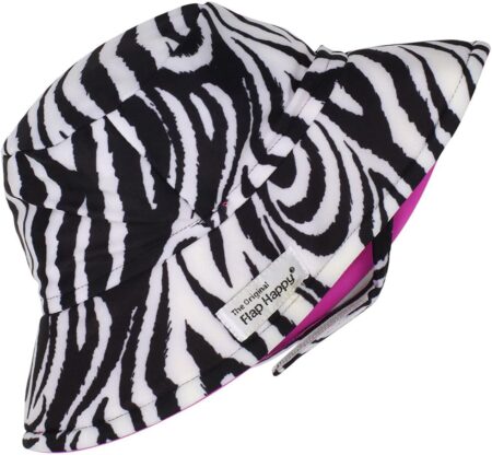 zebra sun hat