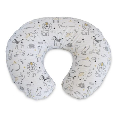 boppy pillow with animals print