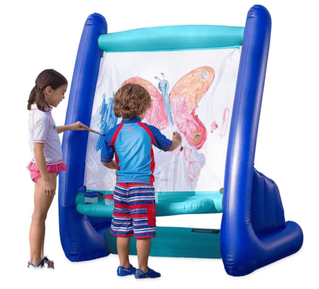 HearthSong Heavy-Duty Vinyl Inflatable Indoor and Outdoor Easel