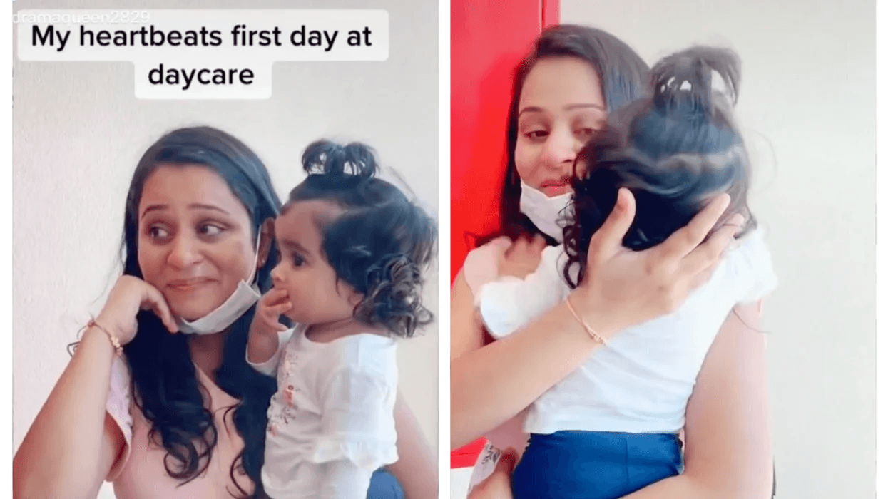 First Day Of Daycare Mom's Emotional TikTok Goes Viral