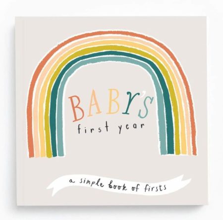 Lucy Darling Rainbow Baby Book, one of motherly's favorite baby memory books