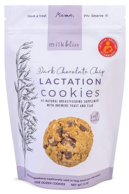 MilkBliss Dark Chocolate Chip Soft Baked Lactation Cookies