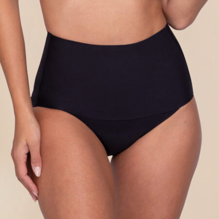 proof leak-resistant high waisted smoothing brief