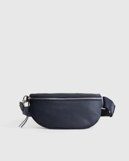 quince pebbled leather belt bag