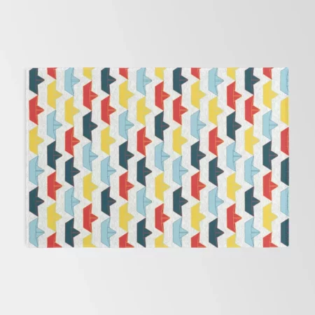 Society6 Paper Boat Rug