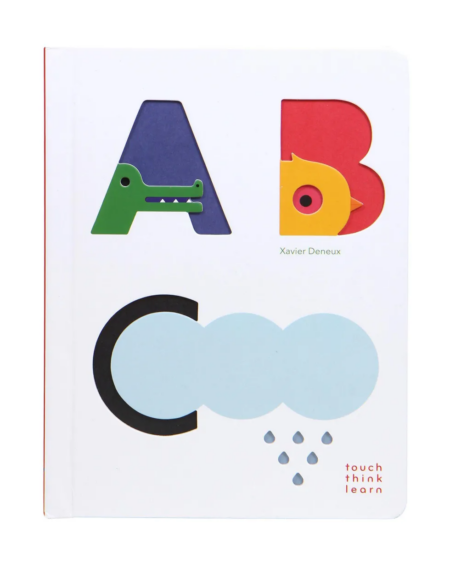 ABC Touch Think Learn Book, a sensory board book for babies