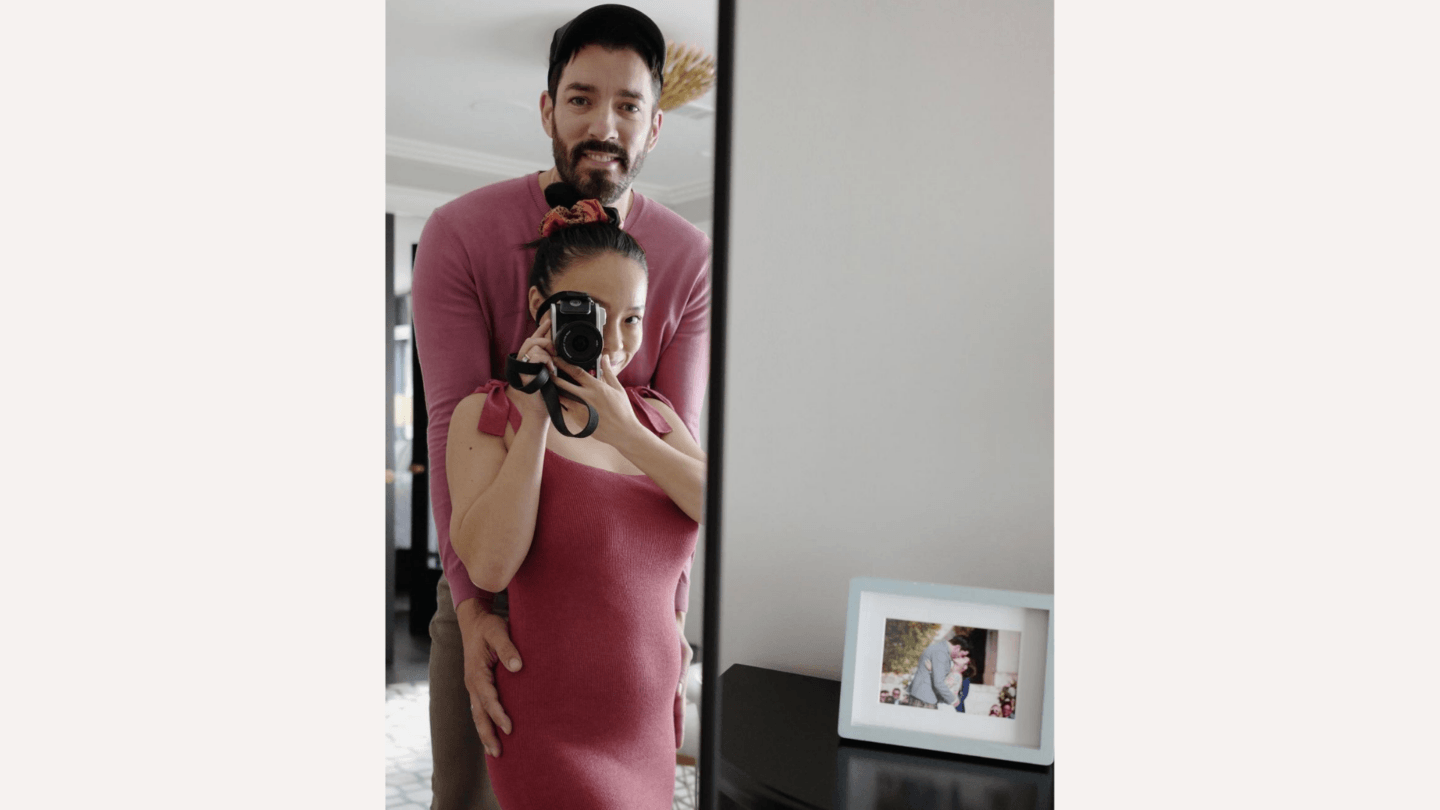 Drew Scott and Linda Phan show pregnancy announcement