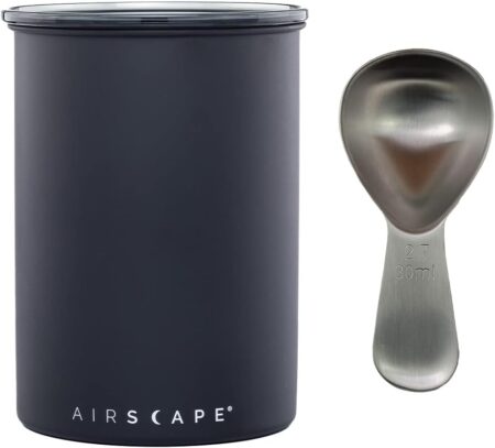 Airscape Stainless Steel Coffee Canister & Scoop