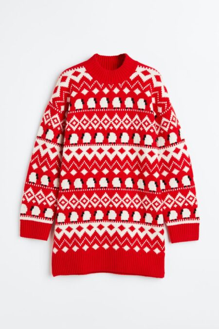 H&M Mama Jacquard Knit Sweater