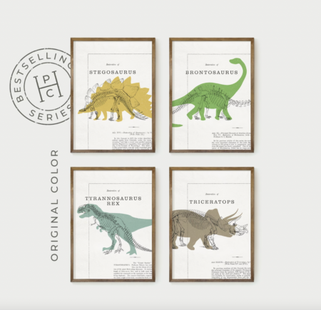 Henry Print Co. Dinosaur Prints Motherly