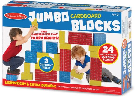 Melissa and Doug Jumbo Cardboard Blocks