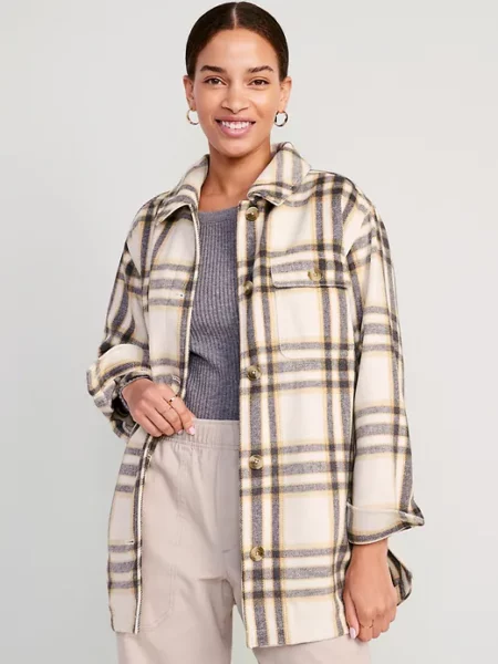 Old Navy Oversized Soft-Brushed Shacket