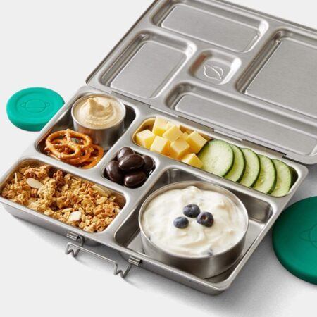 Munchkin's Lunch™ Bento Box with Stainless Steel Utensils 