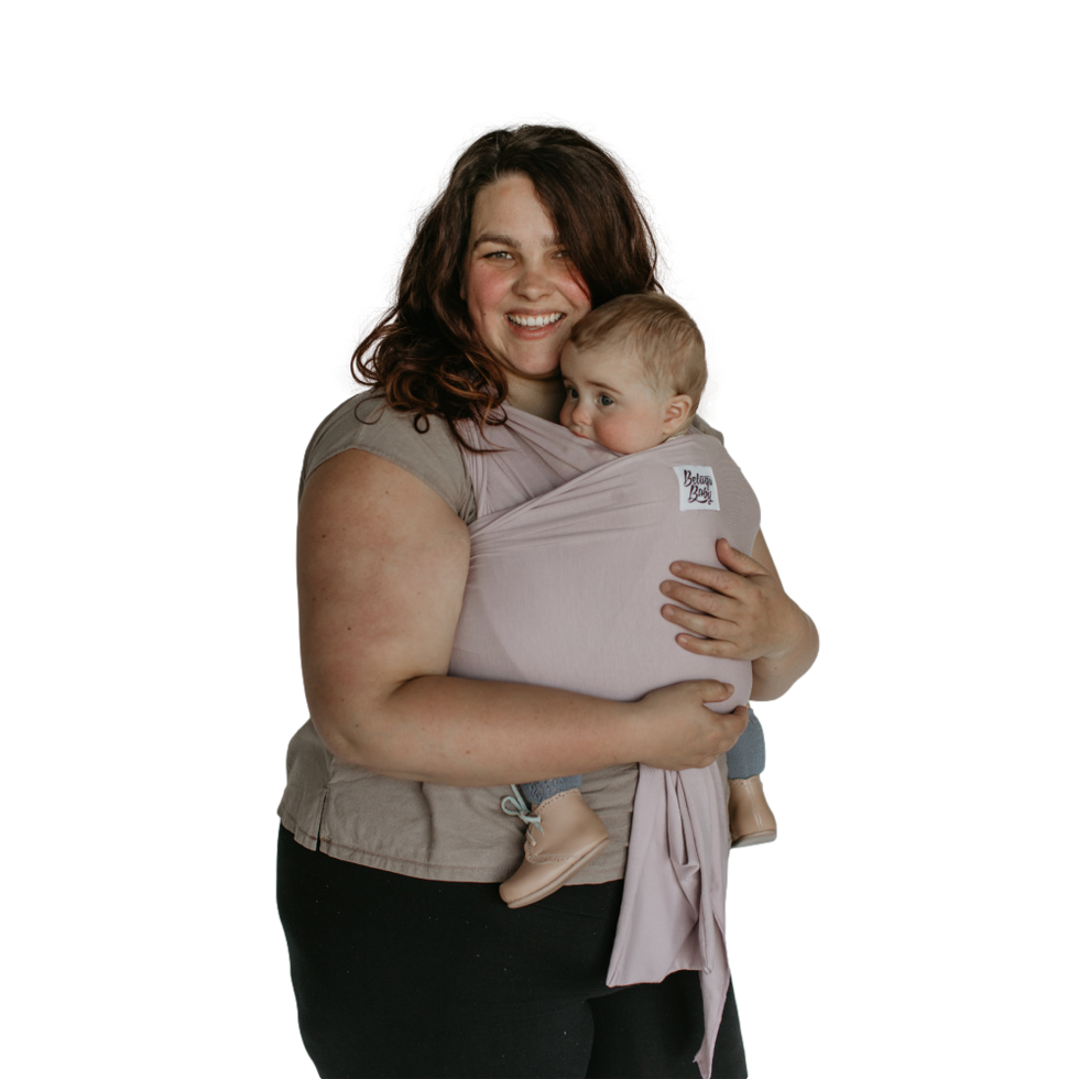 the lyla beluga wrap lilac featured Motherly