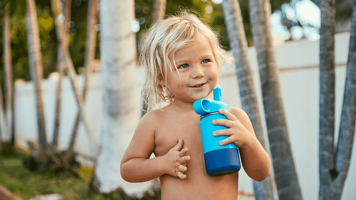 Kids Water Bottle With Straw, Leak Proof Toddler Drinking Water